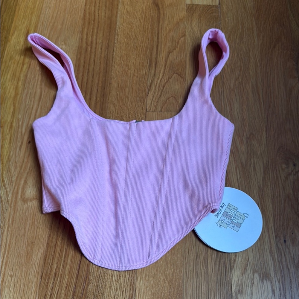 Princess Polly Pink Bustier Bodysuit